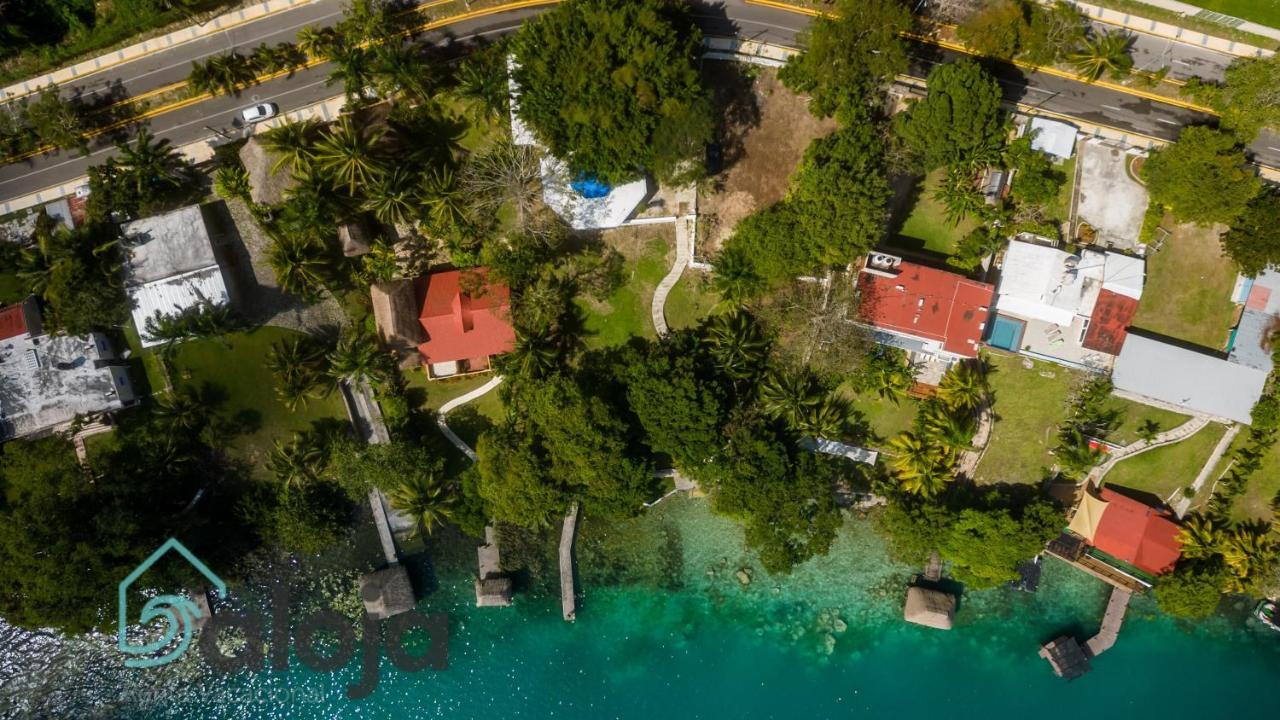 Villa Xtohil With Private Access To The Magic 7 Colors Lagoon Bacalar Exterior foto