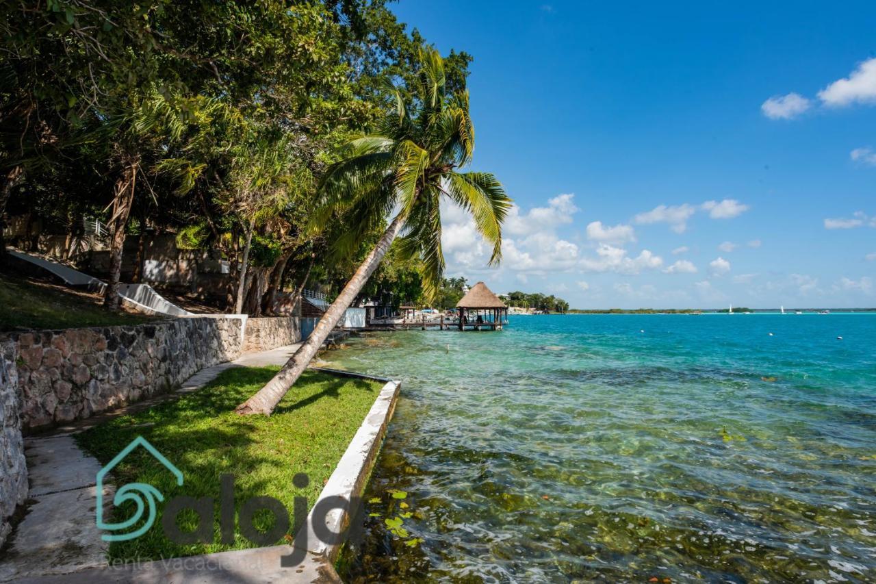 Villa Xtohil With Private Access To The Magic 7 Colors Lagoon Bacalar Exterior foto